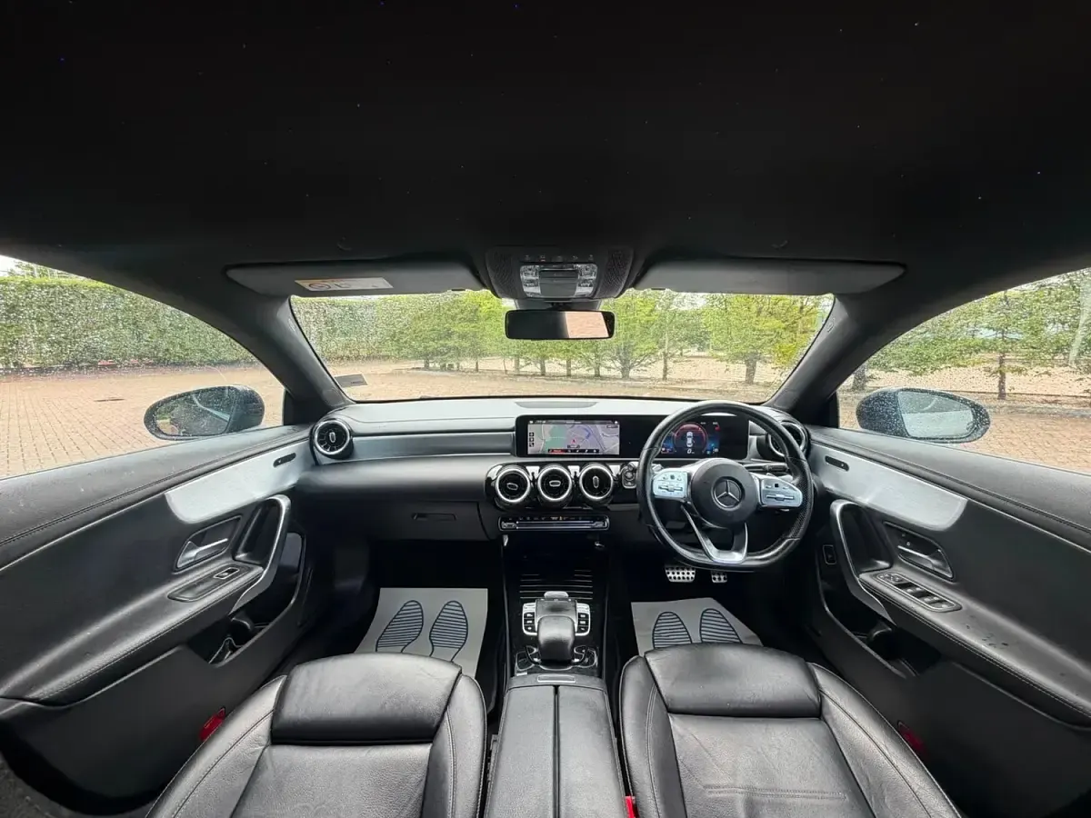Used Mercedes CLA180 AMG line 136 HP (100 kW) 2019 Grey Sedan