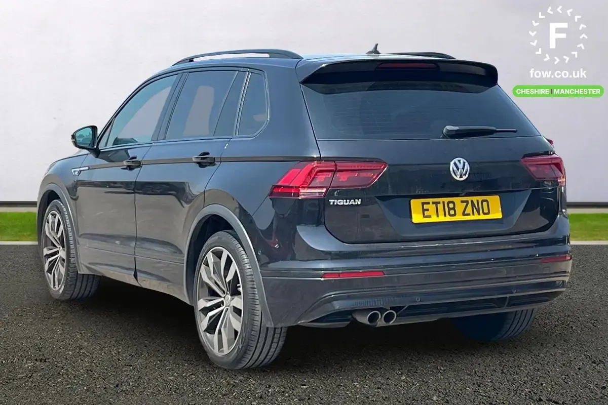Used VW Tiguan R-line 150 HP (110 kW) 2018 Black SUV