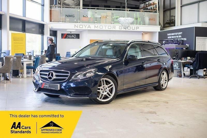 Blue Used 2013 Mercedes E350 AMG Estate | £9,349 (Good price) - Image 1/4
