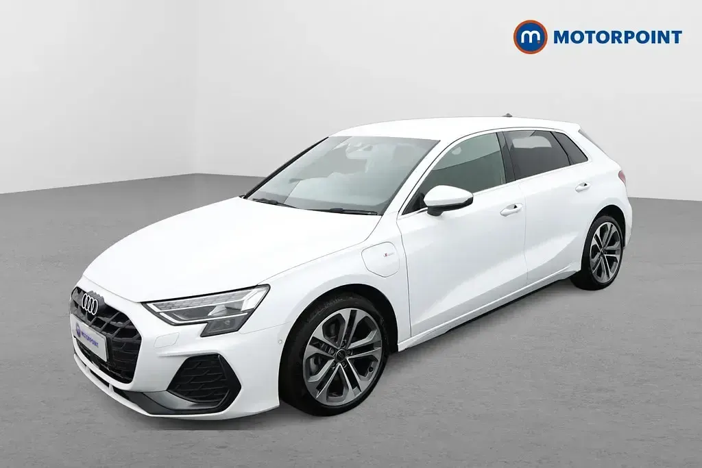 Used Audi A3 e-tron S-Line 2025 White Hatchback