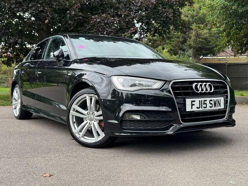 Black Used 2015 Audi A3 S-Line Sedan | £10,495 (Fair price) - Image 1/4