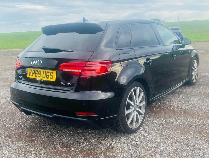 Used Audi A3 Black Edition 116 HP (85 kW) 2019 Black Hatchback