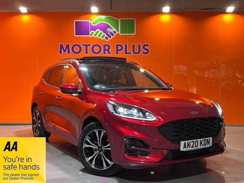 Red Used 2020 Ford Kuga ST-Line X SUV | £18,299 (Fair price) - Image 1/3