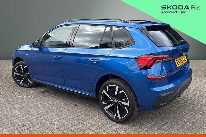 Used Skoda Kamiq Monte Carlo 110 HP (80 kW) 2025 Race blue metallic SUV