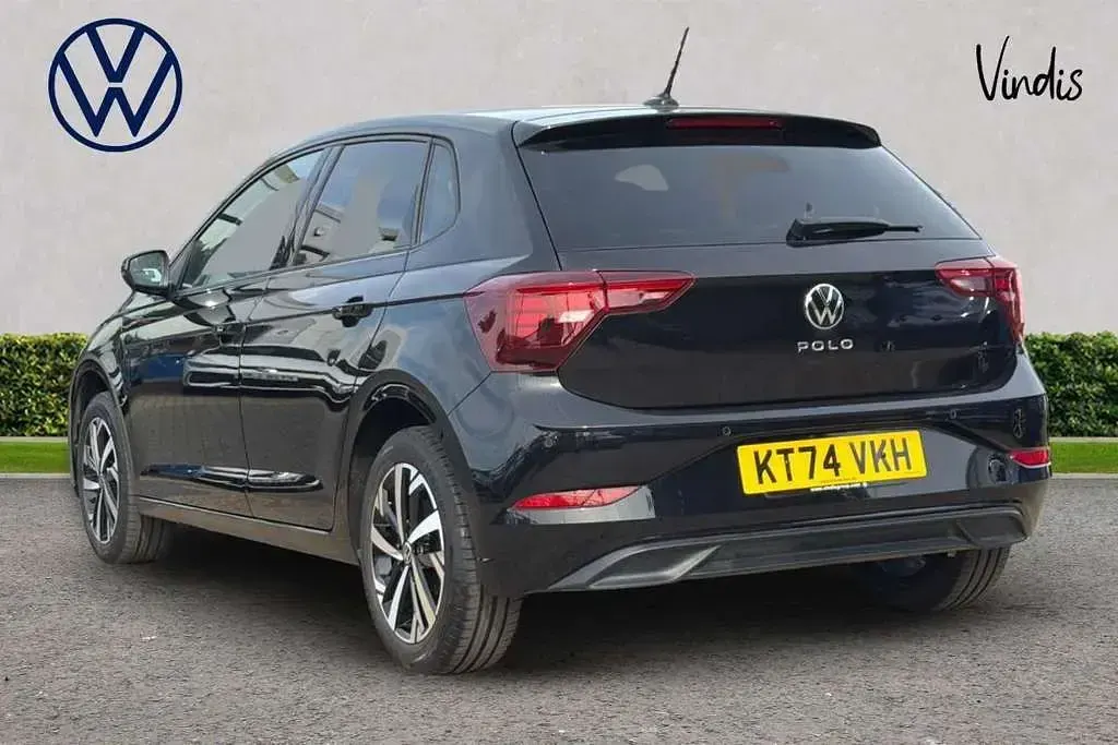 Used VW Polo Match 95 HP (69 kW) 2025 Black Hatchback