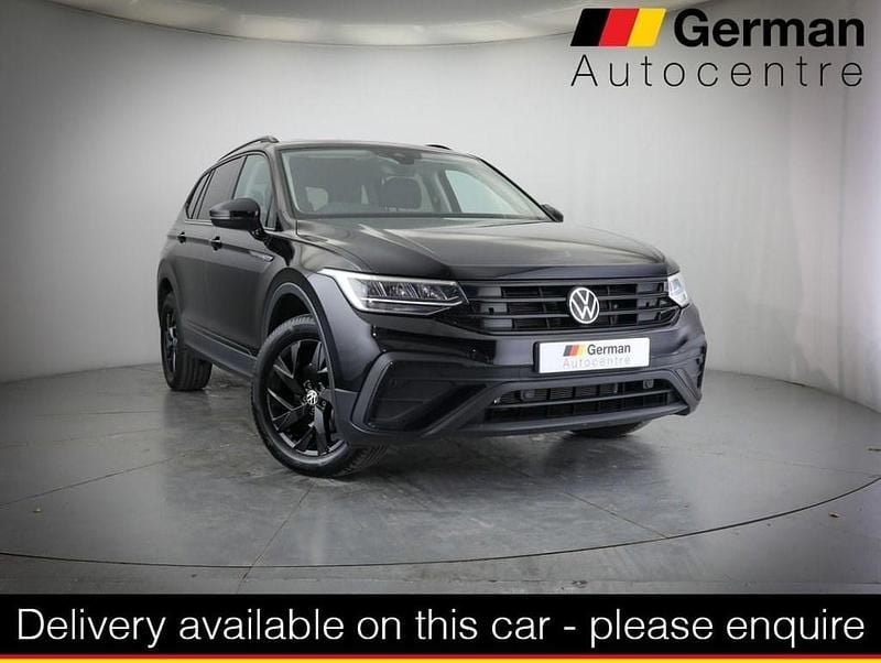 Black Used 2022 VW Tiguan Allspace Life SUV | £22,950 (Fair price) - Image 1/3