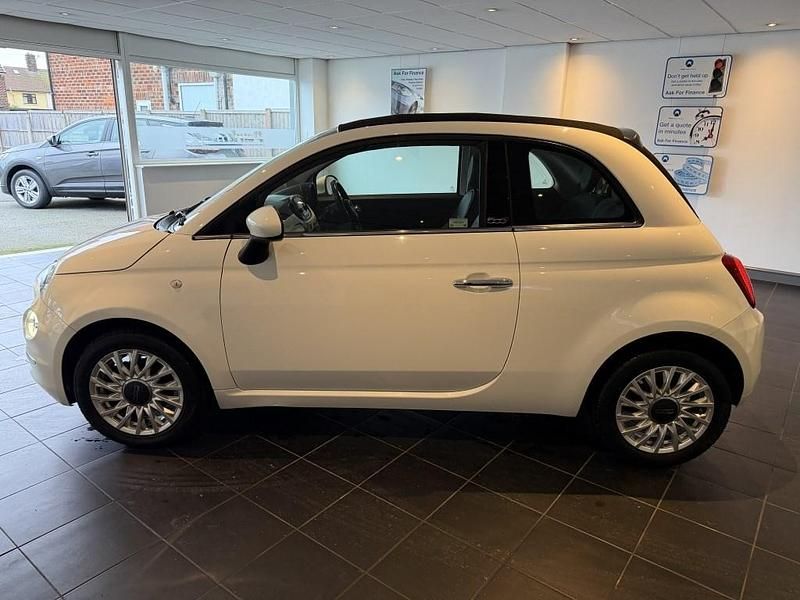 Used Fiat 500 Lounge 2016 White Cabriolet
