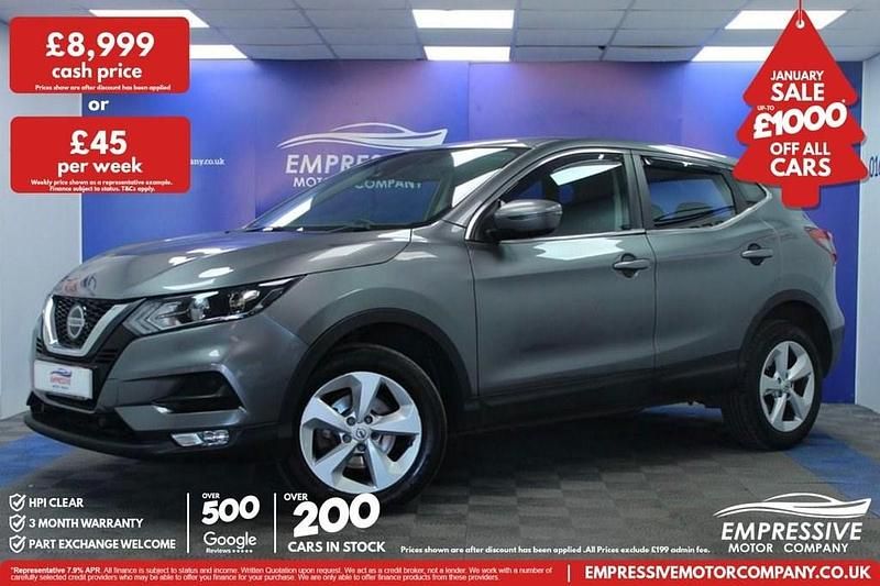 Grey Used 2018 Nissan Qashqai Acenta Premium SUV | £8,999 (A bit pricey) - Image 1/4