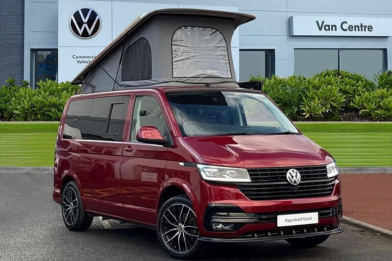 Red Used 2021 VW T6.1 Highline Van | £44,991 - Image 1/4