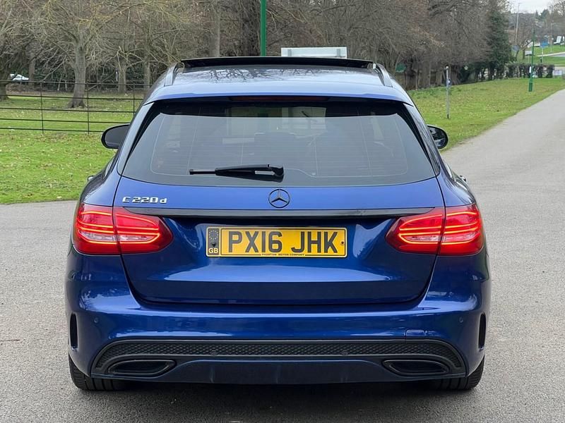 Used Mercedes C220 AMG Line Premium Plus 2016 Blue Estate
