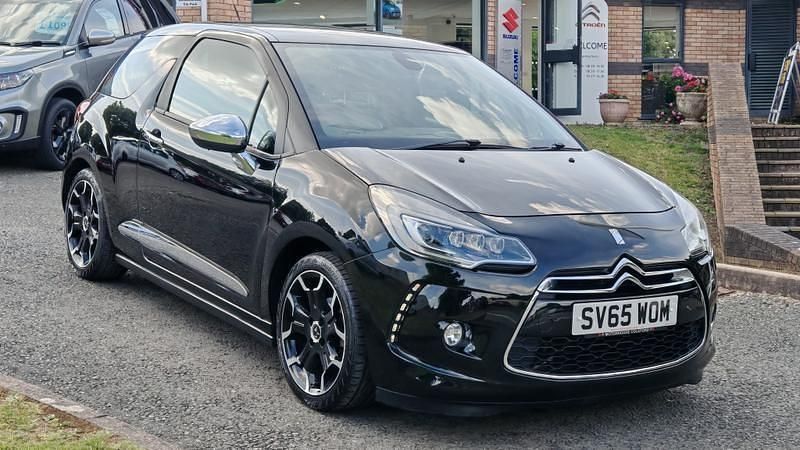 Black Used 2015 DS Automobiles DS3 Hatchback | £8,295 (A bit pricey) - Image 1/4