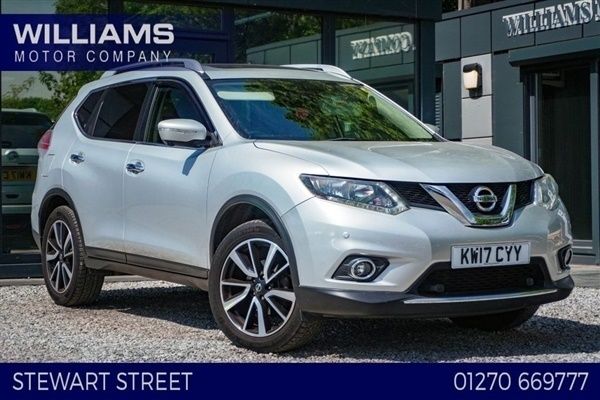 Silver Used 2017 Nissan X-Trail N-Vision SUV | £8,790 (Good price) - Image 1/1
