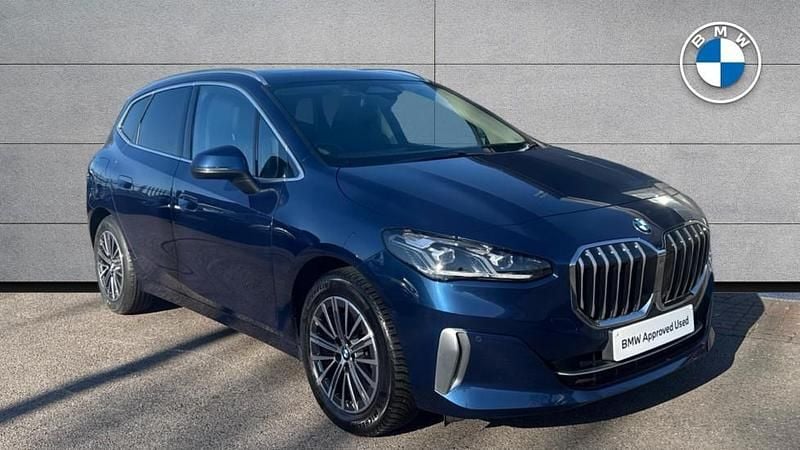 Used BMW 223 Active Tourer Luxury Line 215 HP (158 kW) 2022 Blue MPV