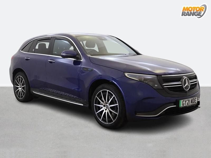 Blue Used 2021 Mercedes EQC400 AMG line SUV | £24,495 (Super price) - Image 1/4