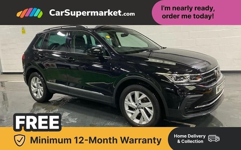 Black Used 2023 VW Tiguan Life SUV | £21,997 (A bit pricey) - Image 1/4