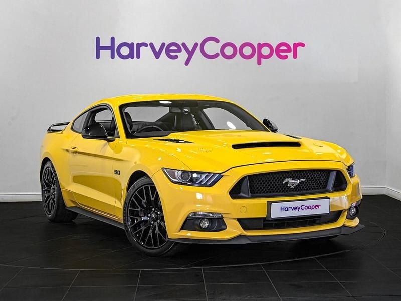 Yellow Used 2018 Ford Mustang GT Fastback Coupe | £31,990 (Fair price) - Image 1/4
