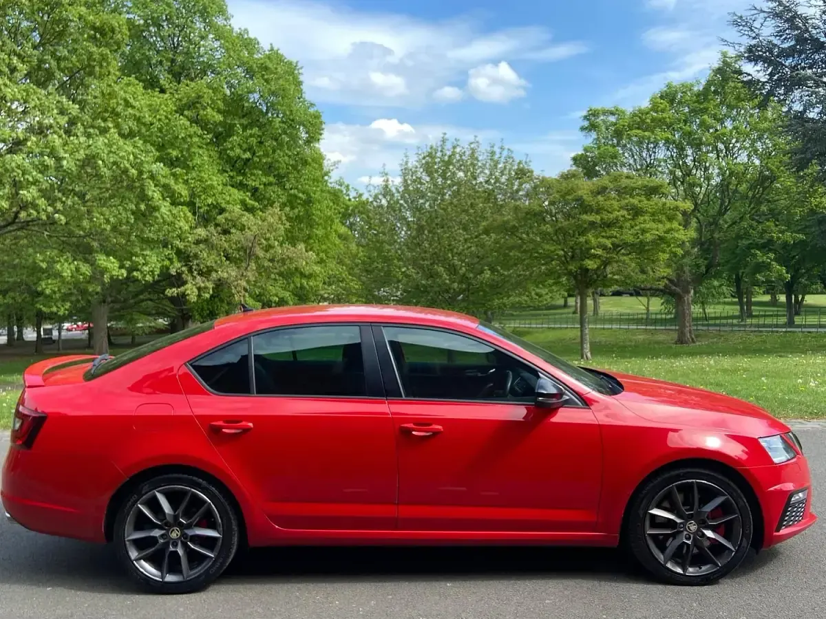 Used Skoda Octavia vRS 2017 Red Hatchback