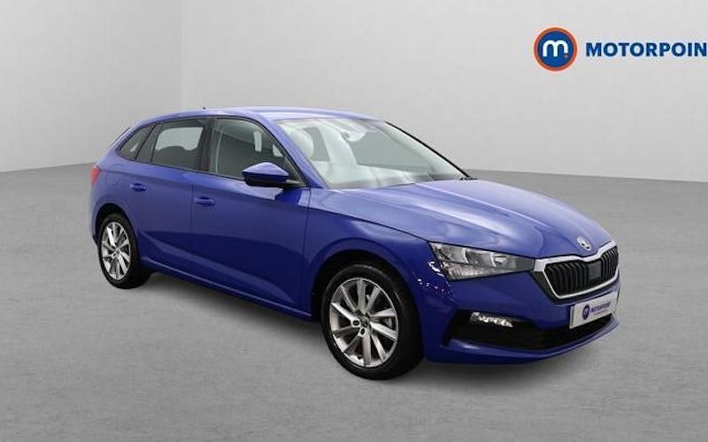 Used Skoda Scala SE L 150 HP (110 kW) 2022 Blue Hatchback
