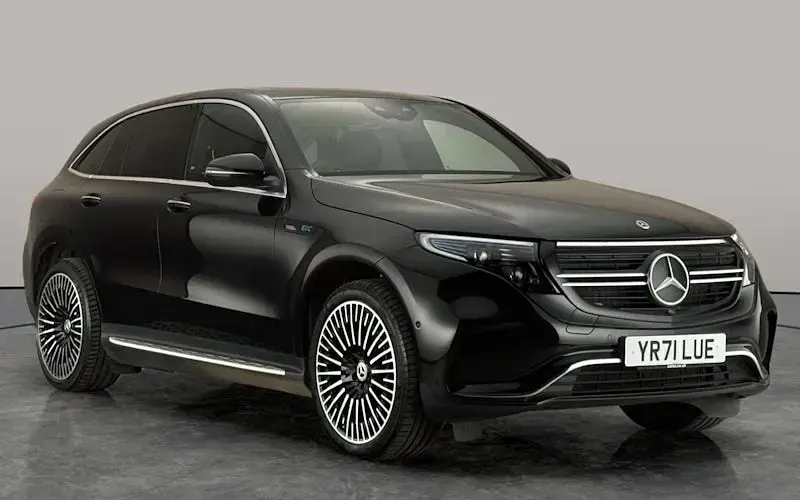Used Mercedes EQC400 AMG line 300 kW (408 HP) 2021 Black SUV