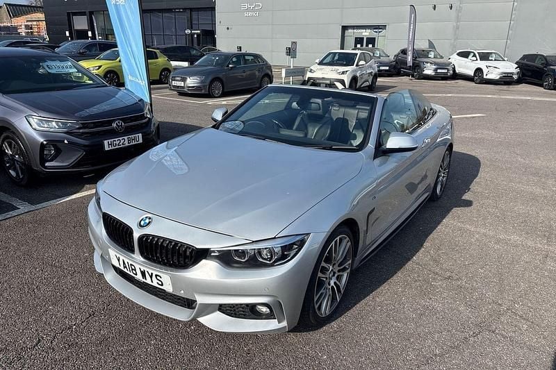Used BMW 420 M Sport 184 HP (135 kW) 2018 Silver Cabriolet