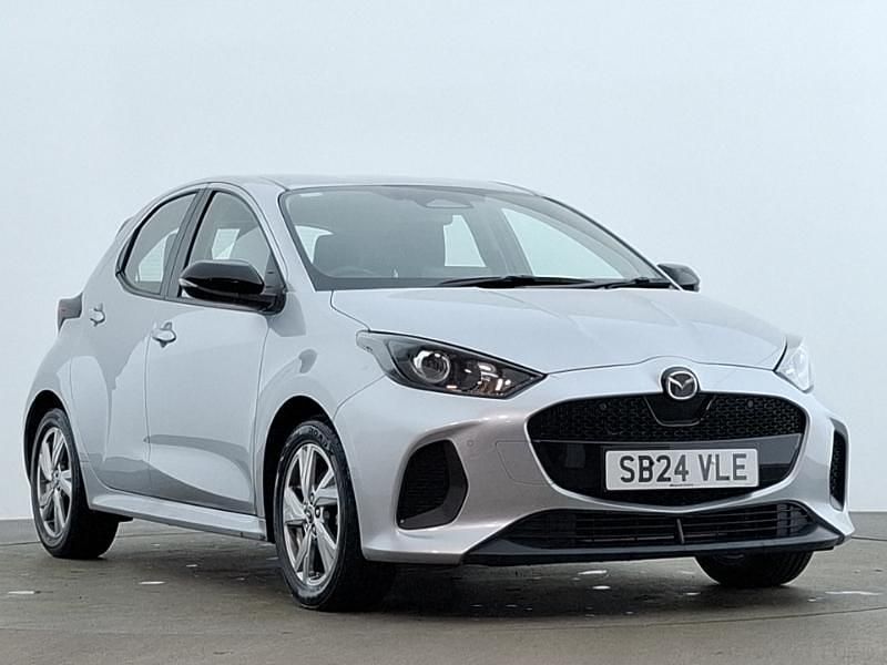 Silver Used 2024 Mazda 2 Exclusive-Line Hatchback | £16,498 (Fair price) - Image 1/4