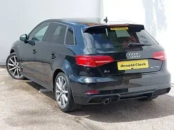 Used Audi A3 Black Edition 116 HP (85 kW) 2019 Black Sedan