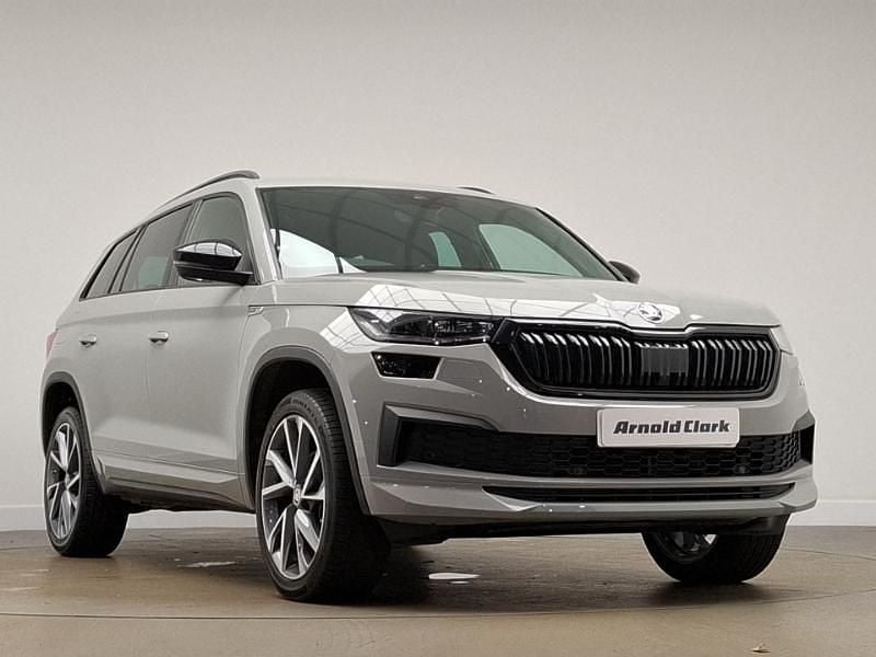 Grey Used 2022 Skoda Kodiaq SportLine SUV | £28,498 (Fair price) - Image 1/4