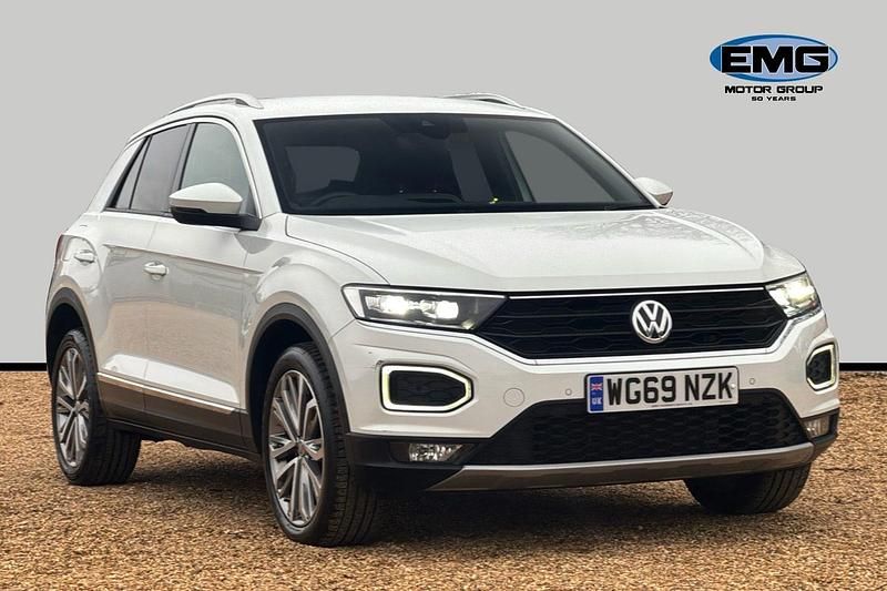 White Used 2020 VW T-Roc SEL SUV | £17,437 (Fair price) - Image 1/3