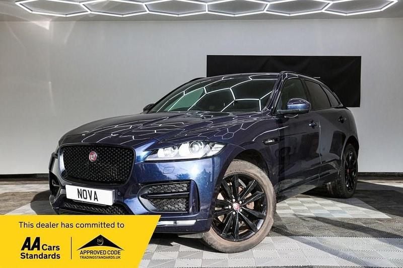 Blue Used 2018 Jaguar F-Pace R-Sport SUV | £16,200 (Good price) - Image 1/4