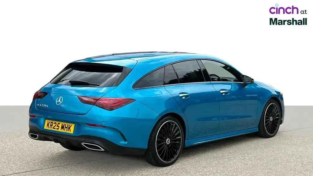 Used Mercedes CLA220 AMG Line Premium Plus 190 HP (139 kW) 2025 Hyper blue Estate