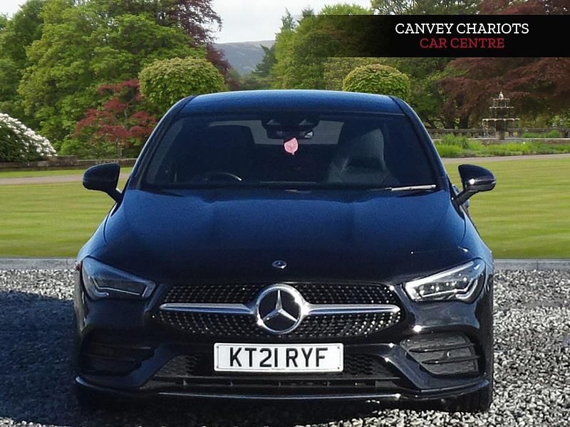 Used Mercedes CLA220 AMG Line Premium Plus 190 HP (139 kW) 2021 Black Sedan