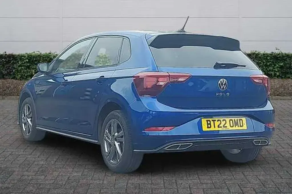 Used VW Polo R-line 95 HP (69 kW) 2022 Blue Hatchback