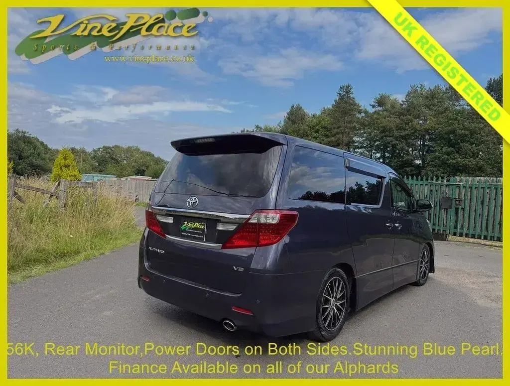 Used Toyota Alphard 2013 Blue MPV