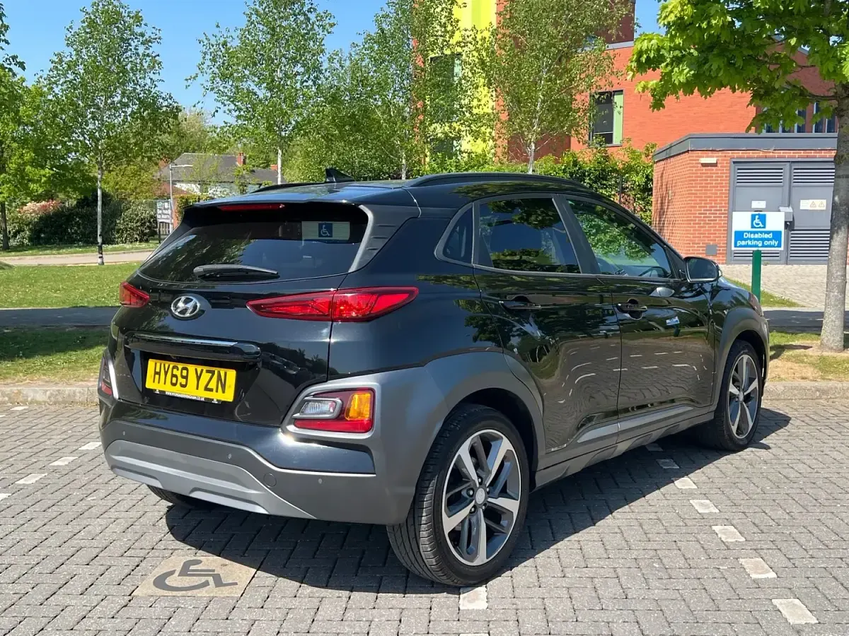Used Hyundai Kona Premium 2019 Black SUV