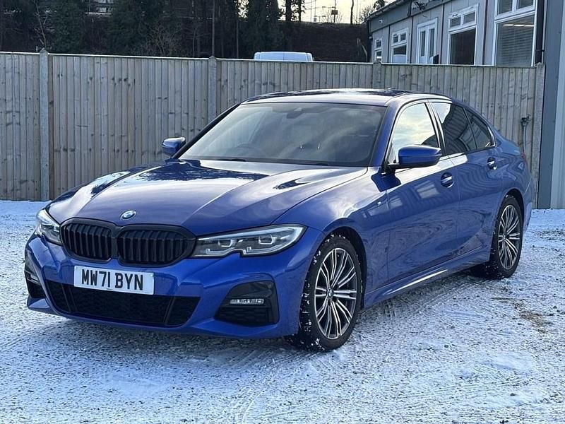 Blue Used 2021 BMW 320 M Sport Sedan | £20,500 (Good price) - Image 1/4