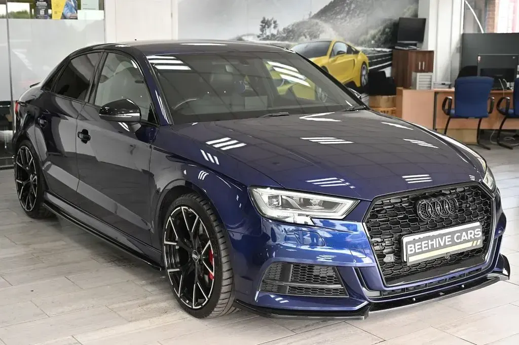 Used Audi S3 Black Edition 2018 Blue Sedan