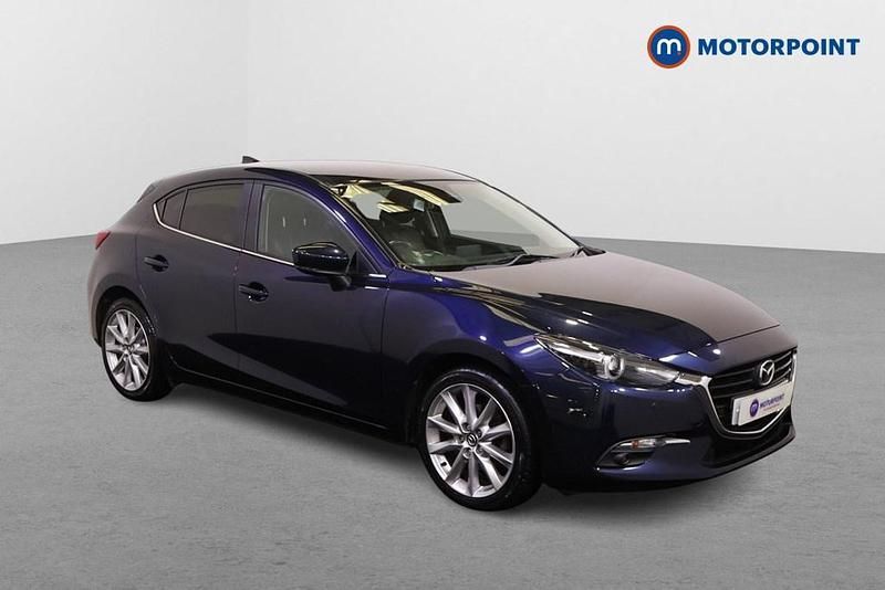 Blue Used 2018 Mazda 3 Inclusive Hatchback | £13,399 (Expensive) - Image 1/4