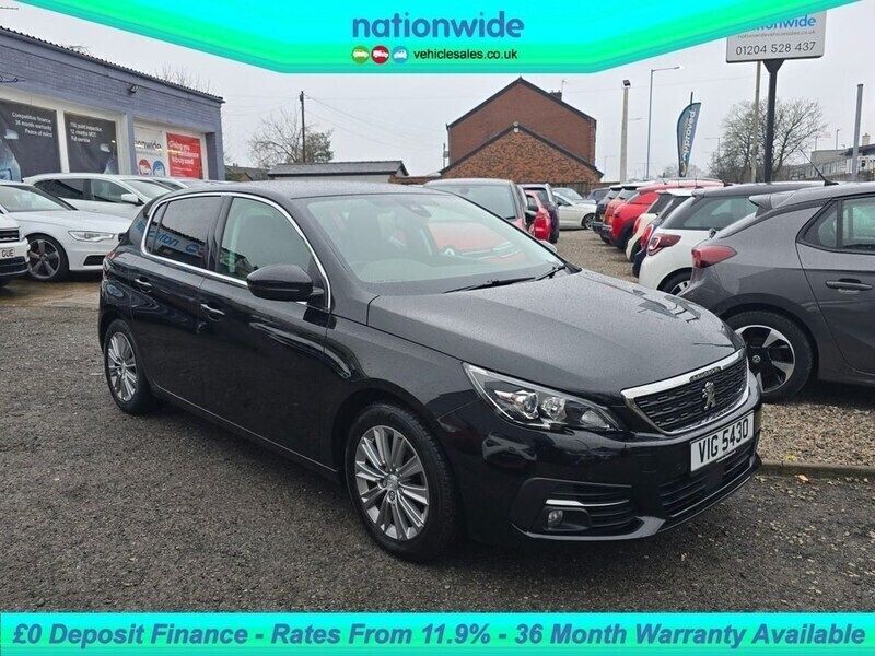 Black Used 2021 Peugeot 308 Allure Premium Hatchback | £8,697 (Super price) - Image 1/4