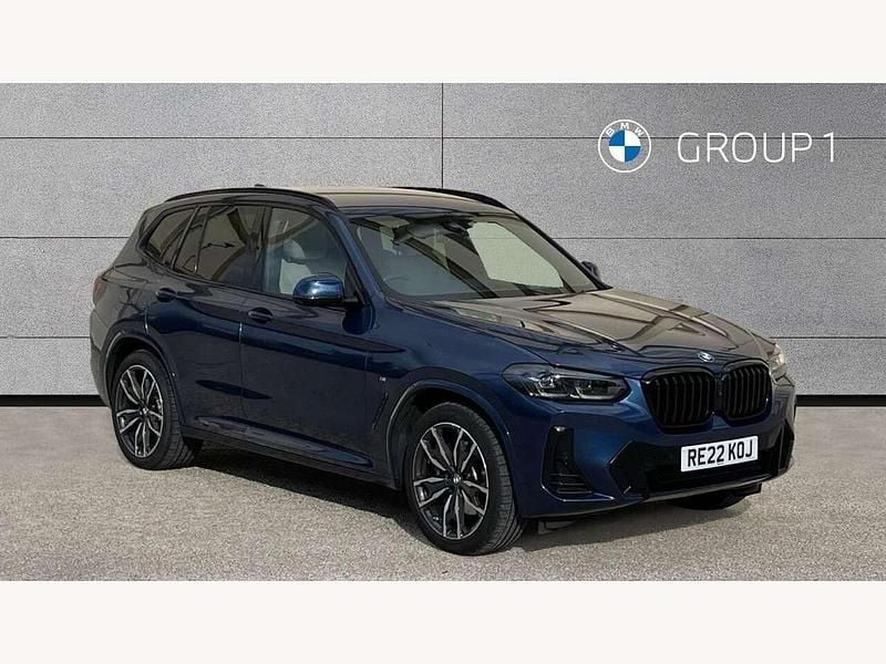 Blue Used 2022 BMW X3 M Sport SUV | £38,495 (Expensive) - Image 1/4