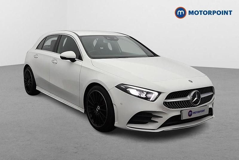 White Used 2019 Mercedes A250 AMG Line Premium Hatchback | £17,649 (Fair price) - Image 1/4