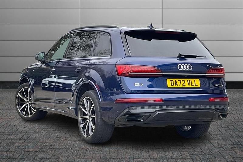Used Audi Q7 Black Edition 340 HP (250 kW) 2022 Blue SUV