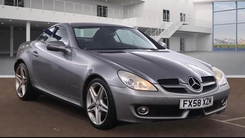 Silver Used 2008 Mercedes SLK200 Cabriolet | £3,495 (Fair price) - Image 1/4