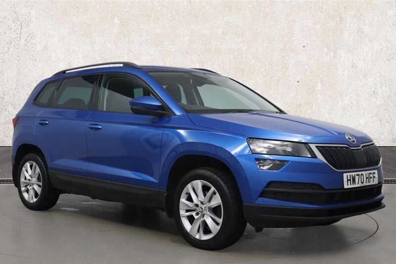 Blue Used 2020 Skoda Karoq SE Technology SUV | £16,952 (Good price) - Image 1/3