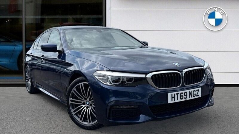 Blue Used 2020 BMW 520 M Sport | £21,806 (Fair price) - Image 1/4