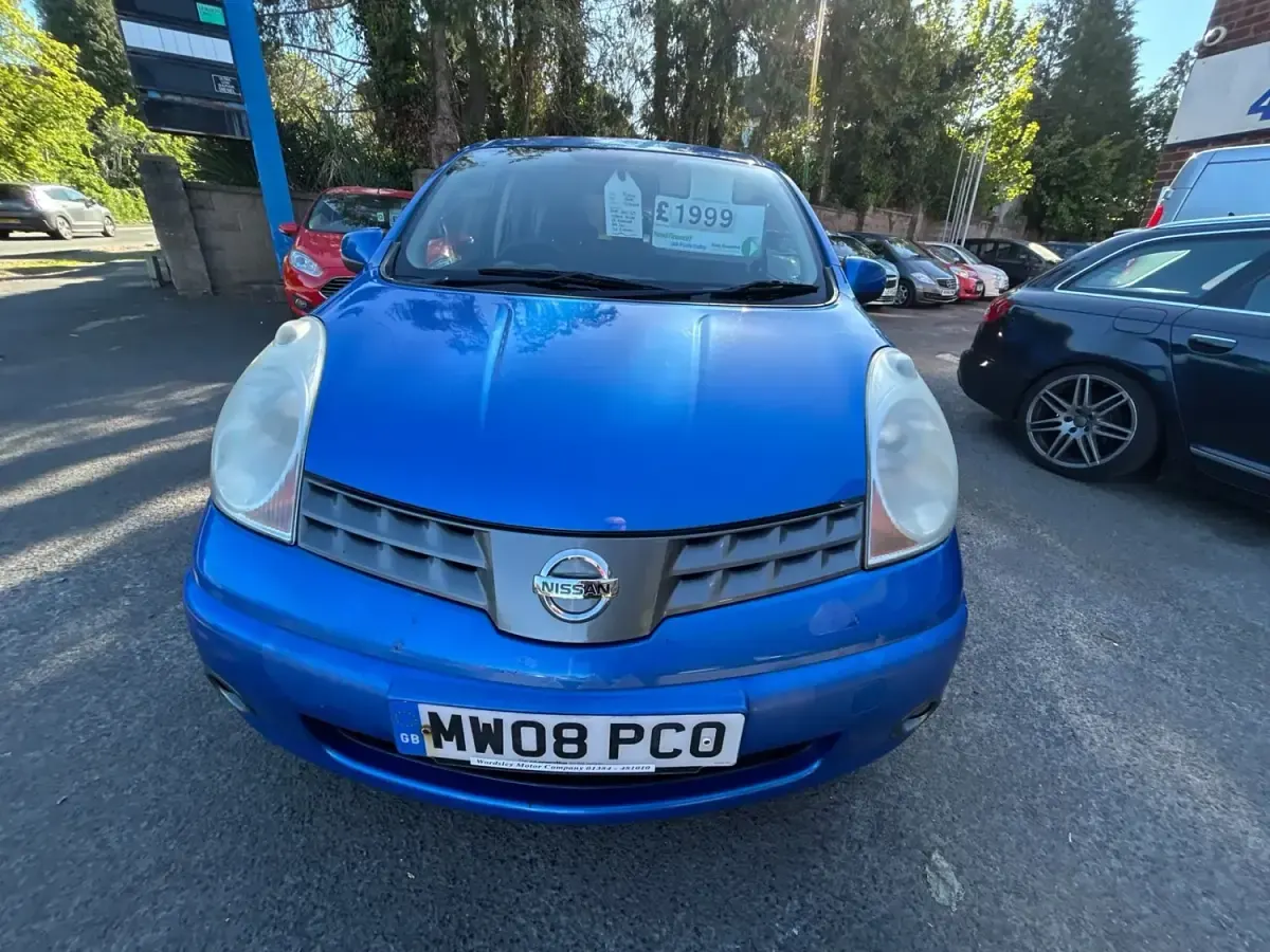 Używany Nissan Note Acenta 110 KM (80 kW) 2008 Niebieski Hatchback