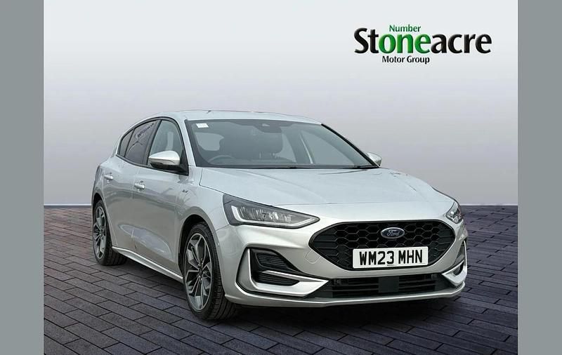 Silver Used 2023 Ford Focus ST-Line X Hatchback | £15,495 (Fair price) - Image 1/4