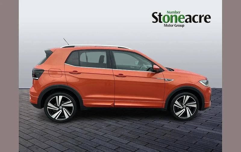 Used VW T-Cross R-line 115 HP (84 kW) 2020 Orange SUV