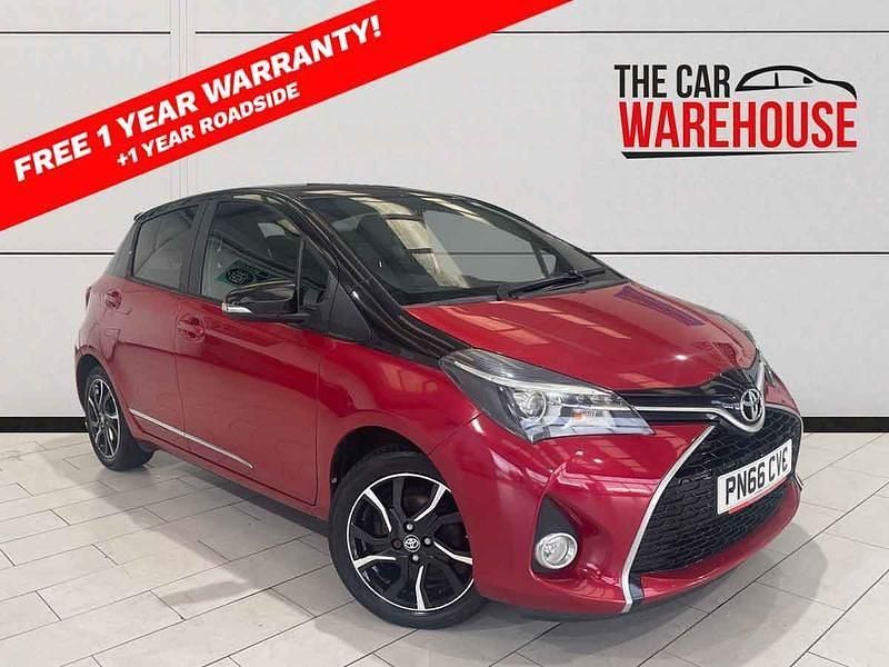 Red/black Used 2016 Toyota Yaris Design Hatchback | £7,899 (Fair price) - Image 1/4