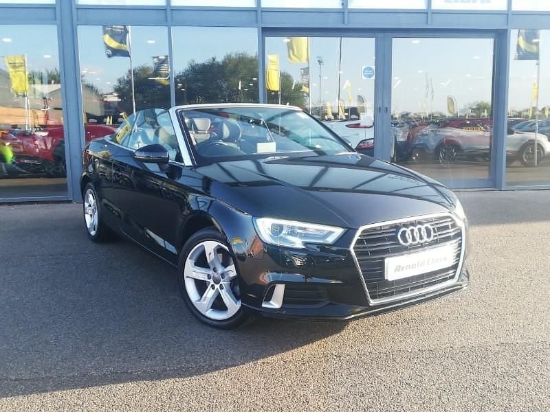 Black Used 2017 Audi A3 Cabriolet Sport Cabriolet | £13,498 (Good price) - Image 1/4