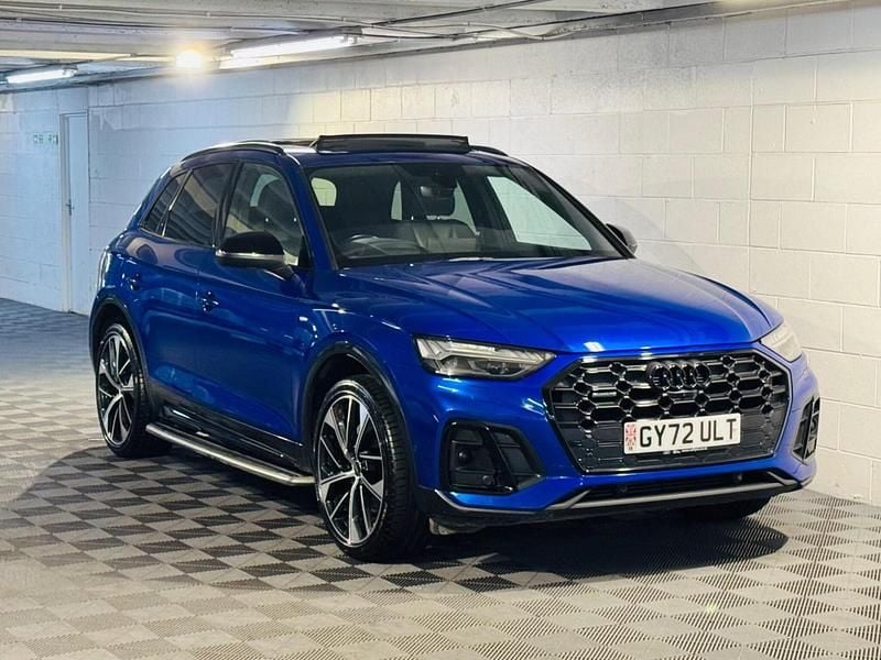 Blue Used 2022 Audi Q5 S-Line SUV | £26,989 - Image 1/4